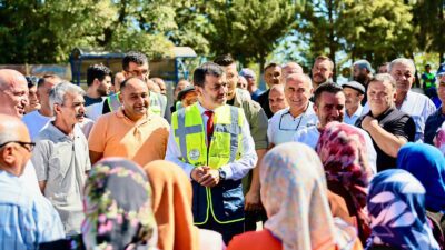 Denizli Büyükşehir Belediye Başkanı Bülent Nuri Çavuşoğlu, Babadağ ilçesindeki Mollaahmet-Göveçlik