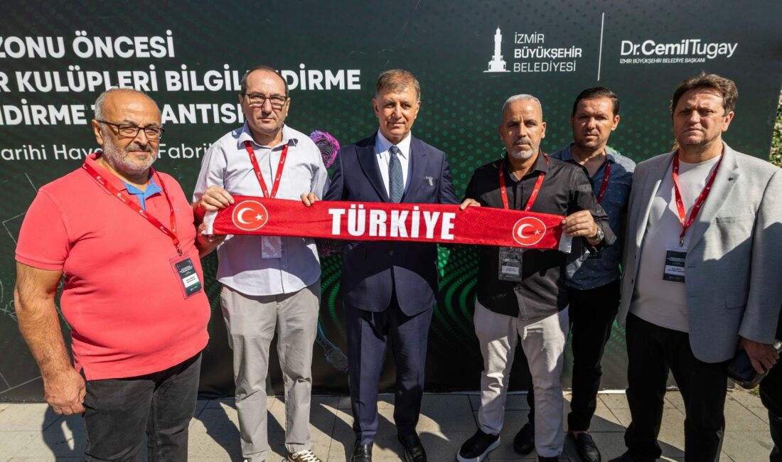 İzmir Büyükşehir Belediye Başkanı Dr. Cemil Tugay, amatör spor kulüplerinin