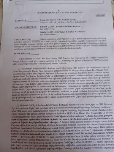 Cimer dilekçe İlçe Başkanı ve İl Başkan Yardımcısı 'İş ve Meclis Üyeliği' Vaadiyle Dolandırıcılıkla Suçlanıyor!