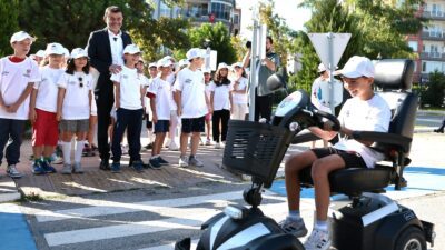 Denizli Büyükşehir Belediyesi, Avrupa Hareketlilik Haftası kapsamında Trafik Eğitim Parkı’nda