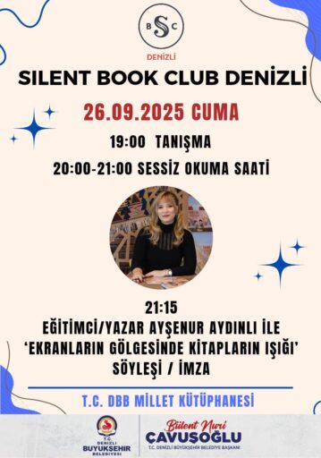 Denizli'de kitap dostları için özel bir etkinlik! Denizli Büyükşehir Belediyesi'nin