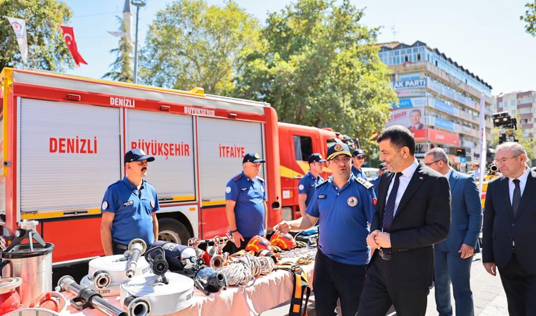 Denizli Büyükşehir Belediye Başkanı Bülent Nuri Çavuşoğlu, itfaiye teşkilatının 311.