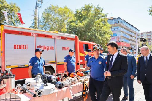 Denizli Büyükşehir Belediye Başkanı Bülent Nuri Çavuşoğlu, itfaiye teşkilatının 311.