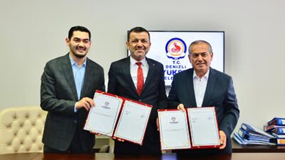 Denizli Büyükşehir Belediye Başkanı Bülent Nuri Çavuşoğlu ile iş insanı