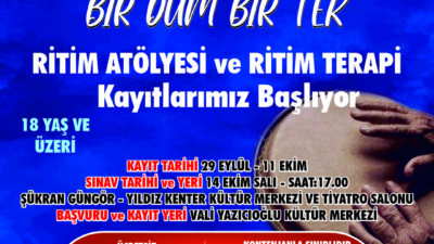 Başkan Özlem Çerçioğlu, Aydın Büyükşehir Belediyesi’nin ritim terapisi eğitimlerine davet