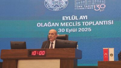 İzmir Ticaret Borsası (İTB) Meclis Başkanı Ömer Gökhan Tuncer, Eylül