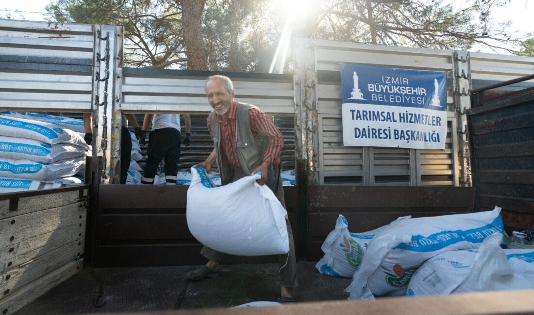 İzmir Büyükşehir Belediyesi, yaz aylarındaki orman yangınlarından zarar gören Ödemiş,