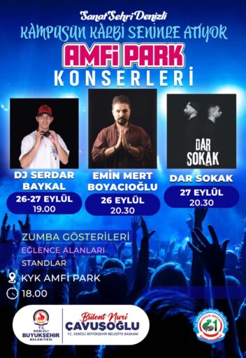 Denizli Büyükşehir Belediyesi Gençlik Meclisi liderliğinde, üniversite öğrencileri için sosyal