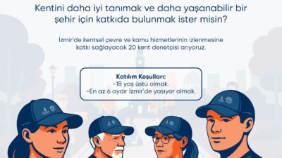 İzmir Büyükşehir Belediyesi, katılımcı demokrasiyi güçlendirmek amacıyla "Kent Denetçileri" projesini