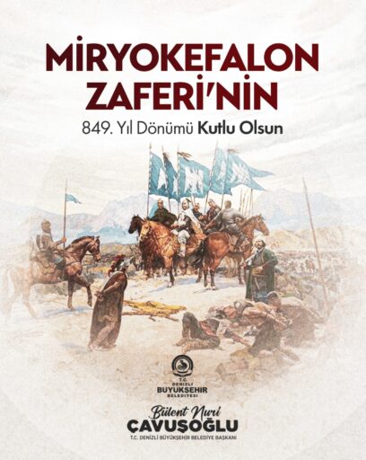 Denizli, Miryokefalon Zaferi'nin 849. yıl dönümünü 16-17 Eylül 2025 tarihlerinde