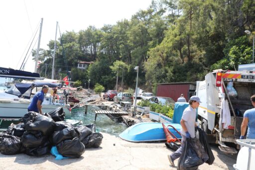 Muğla Büyükşehir Belediyesi, Gökova Körfezi ve Göcek Koyları'nda sadece denizden