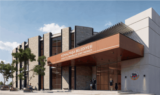 Kemalpaşa Belediye Başkanı Mehmet Türkmen, Armutlu Mahallesi'nde atıl yapıyı yıkarak