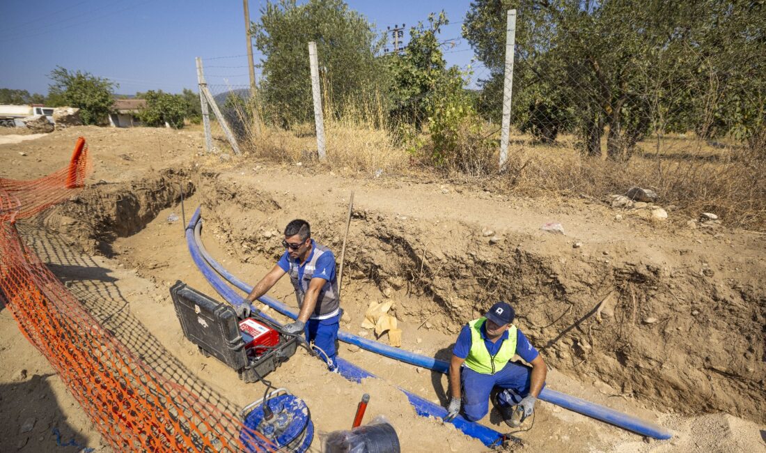İzmir Büyükşehir Belediyesi'ne bağlı İZSU, Tire'de 9.5 milyon liralık yatırımla