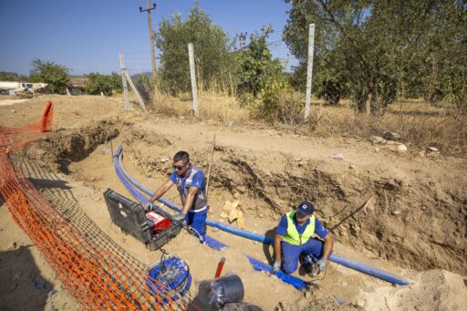 İzmir Büyükşehir Belediyesi'ne bağlı İZSU, Tire'de 9.5 milyon liralık yatırımla