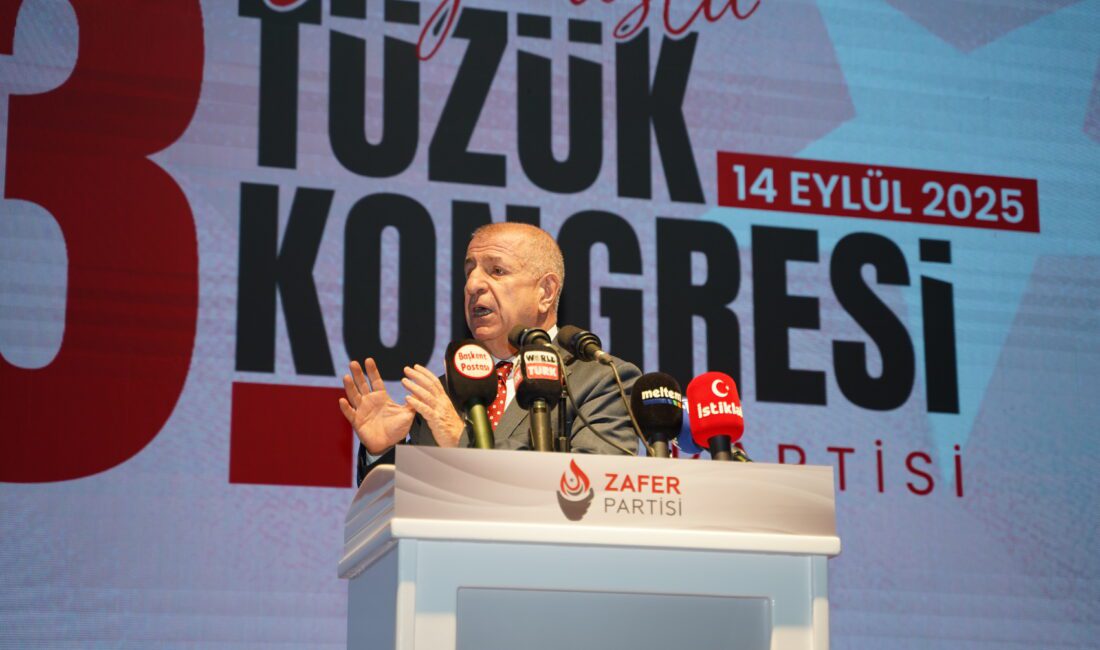 Ümit Özdağ, Zafer Partisi 3. Olağanüstü Tüzük Kongresi’nde Türkiye’yi uyardı!