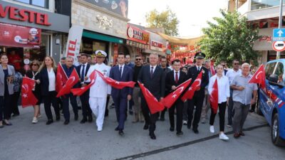 İzmir'in Balçova ilçesindeki hain saldırı sonrası Urla'nın kurtuluşunun 103. yılı,