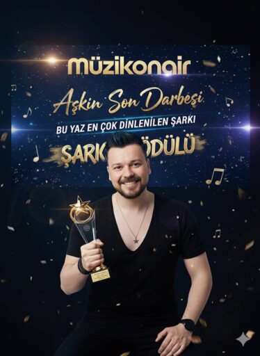 Utku Tan'ın Aşkın Son Darbesi Şarkısı, MüzikOnair Tarafından Yazın En Çok Dinleneni Seçilerek Ödüllendirildi