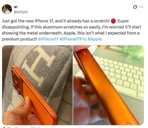 iPhone 17 Pro'da Scratchgate Krizi