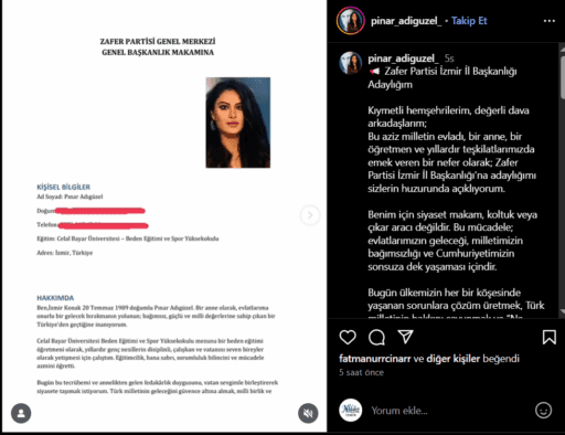 Zafer Partisi İzmir'de Sular Durulmuyor: İhraç Edilen Pınar Adıgüzel, Partiye Geri Dönüp İl Başkanlığı Adaylığını Açıkladı!