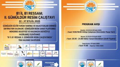 Menderes 81 ilden 81 ressamı 2. Gümüldür Resim Çalıştayı’nda ağırlayacak.