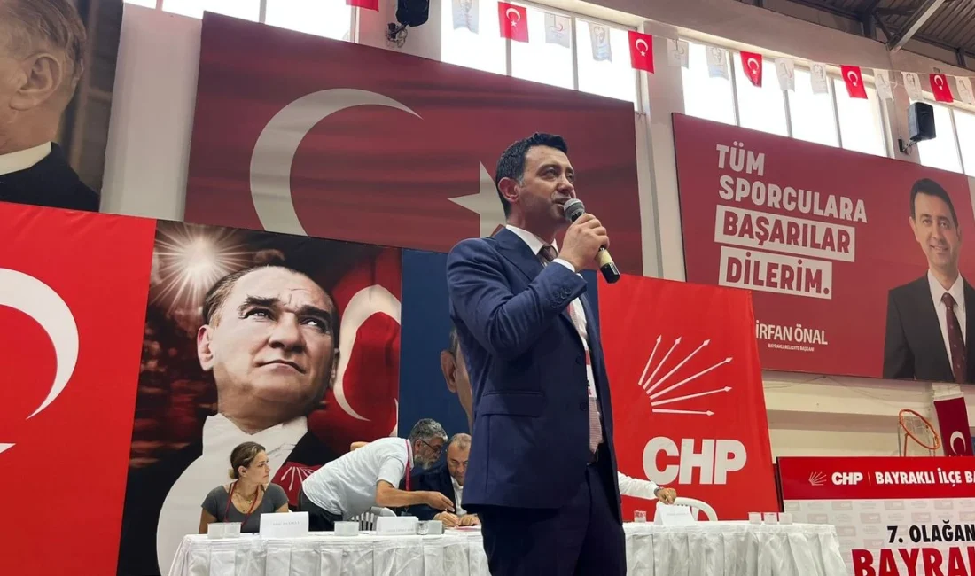 Bayraklı Belediye Başkanı İrfan Önal, CHP İlçe Kongresi’nde yaptığı konuşmada,