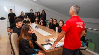 Karşıyaka Belediyesi Afet Eğitim Merkezi, yeni dönemde Saint Joseph öğrencilerini