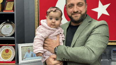 Pınarbaşı esnafı SMA Tip-1 hastası Esma Bebek için tek yürek