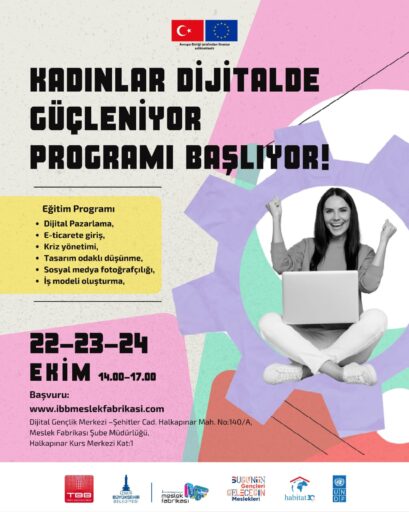 İBB, 16-35 yaş arası kadınlar için ücretsiz dijital güçlenme programı