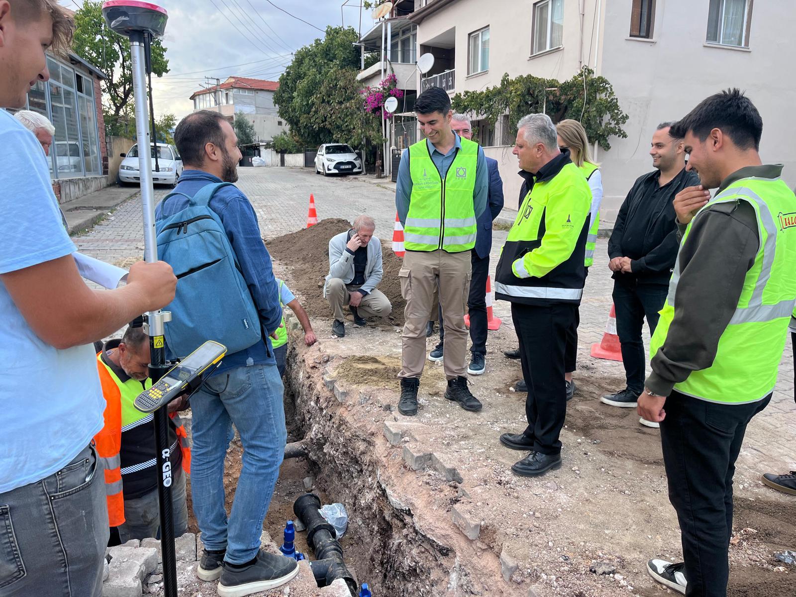 İZSU, Gaziemir Sarnıç’ta 205 milyon liralık yatırımla 75 km içme