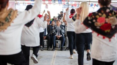 İzmir Büyükşehir Belediye Başkanı Cemil Tugay, Menemen’de “Cumhuriyet Her Yerde”