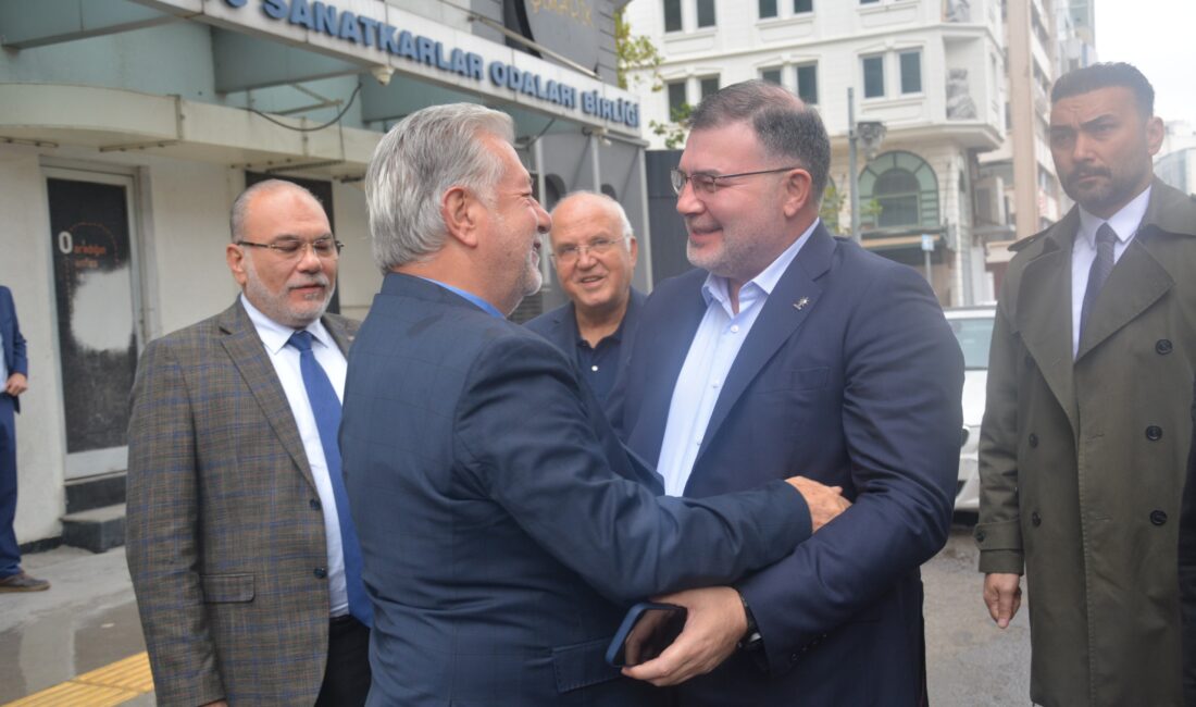 AK Parti İzmir İl Başkanı Bilal Saygılı, İESOB Başkanı Yalçın