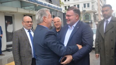 AK Parti İzmir İl Başkanı Bilal Saygılı, İESOB Başkanı Yalçın