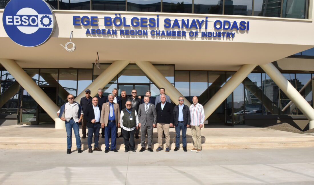 Ege Bölgesi Sanayi Odası (EBSO) yeni hizmet binası tamamlanma aşamasına