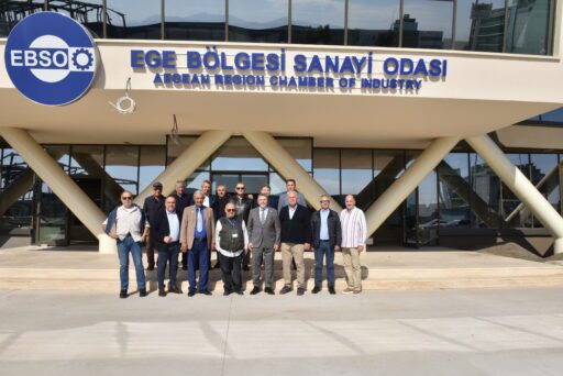 Ege Bölgesi Sanayi Odası (EBSO) yeni hizmet binası tamamlanma aşamasına