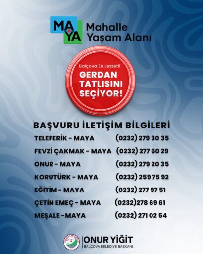 Balçova’da Unutulan Lezzetler Geri Geliyor: Mahalleler Arası ‘Gerdan Tatlısı’ Yarışması Başlıyor