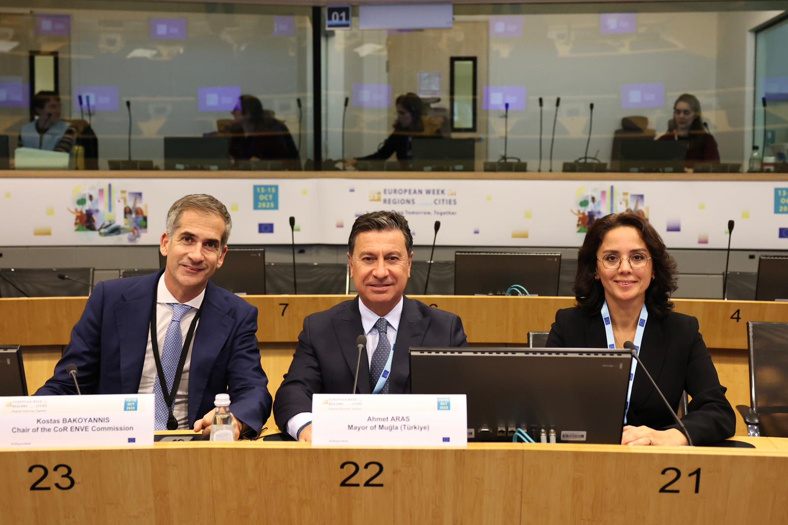 Muğla Büyükşehir Belediye Başkanı Ahmet Aras, Brüksel’de demokrasi, iklim diplomasisi