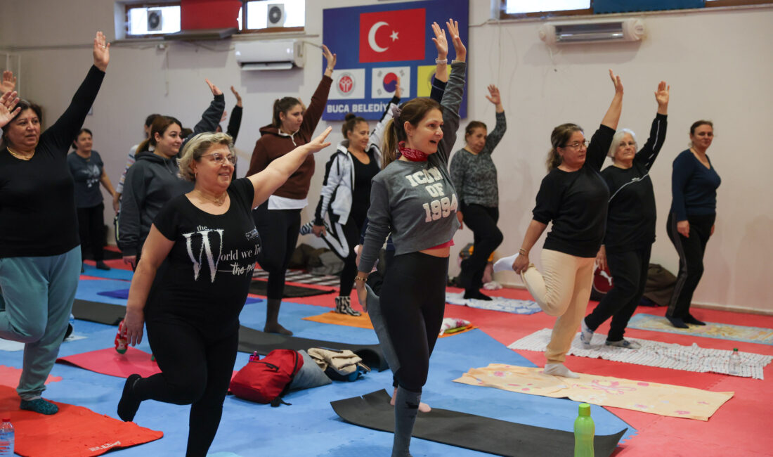 Buca Belediyesi’nin ücretsiz yoga, pilates ve zumba etkinlikleri kış döneminde