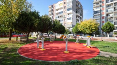 Buca Belediyesi, 38 parkta yenileme ve bakım çalışması başlattı. Refüjlerde