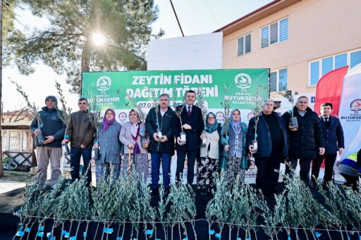 Denizli Büyükşehir Belediyesi, 12 ilçede çiftçilere 100.000 adet yüksek verimli