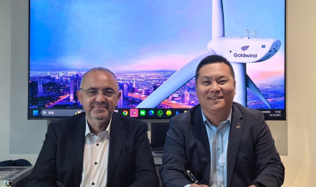 Dünyanın en büyük rüzgar türbini üreticilerinden Goldwind, Türkiye operasyonlarını güçlendirmek