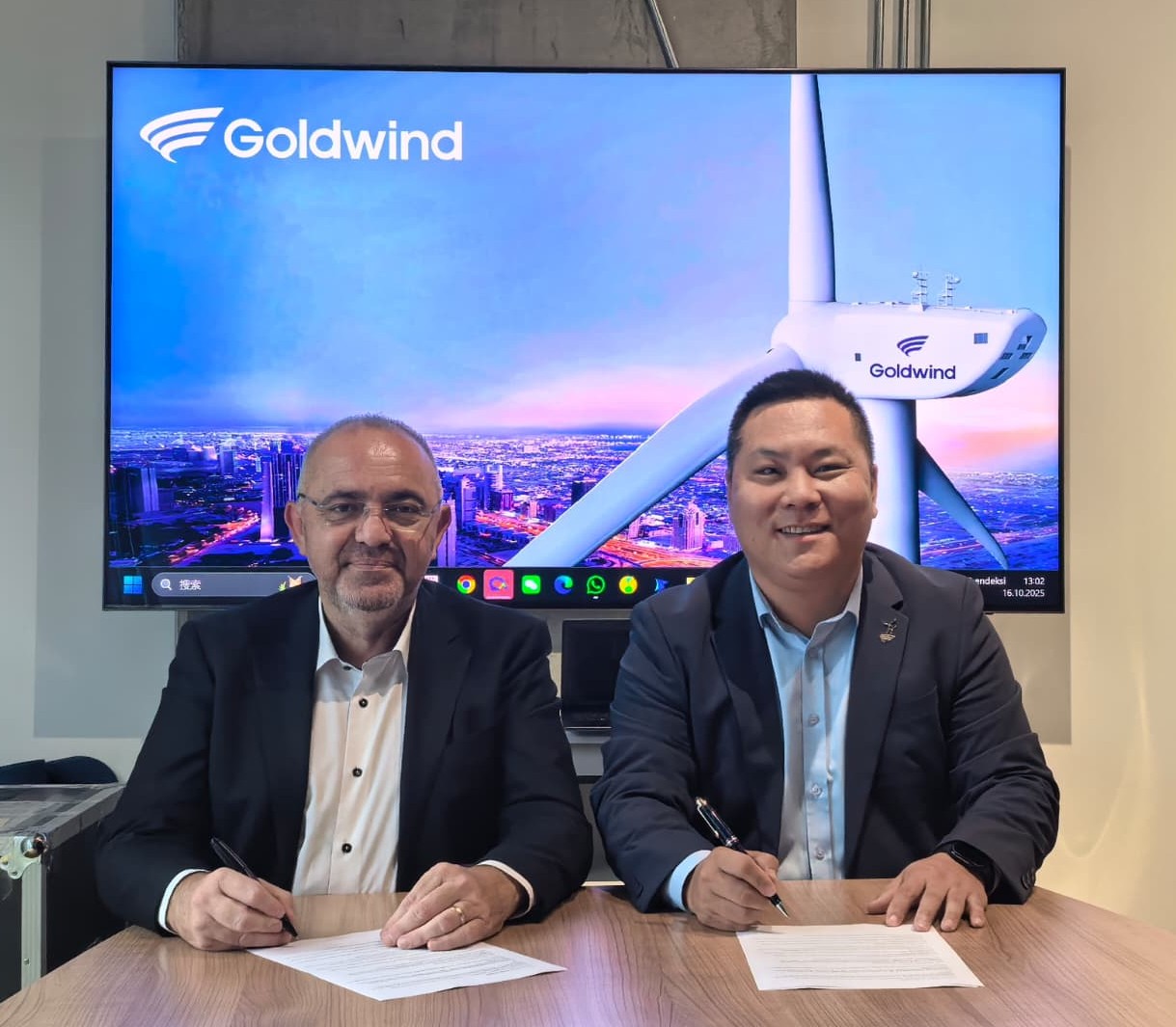 Dünyanın en büyük rüzgar türbini üreticilerinden Goldwind, Türkiye operasyonlarını güçlendirmek