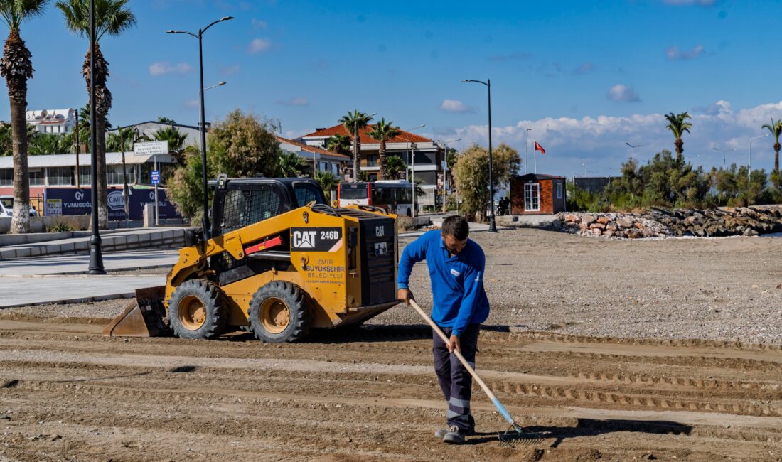 İzmir Büyükşehir Belediyesi, Güzelbahçe’de 2 bin metrekarelik denize sıfır alana