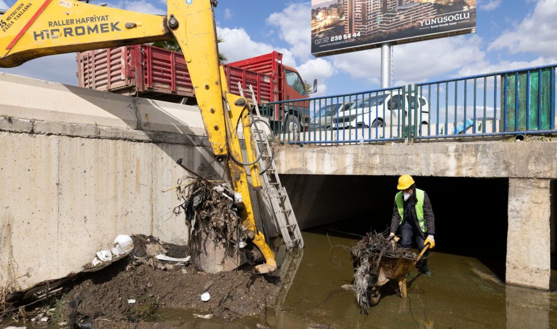 İZSU’dan kış öncesi temizlik ve altyapı hamlesi İZSU, kış hazırlıkları kapsamında İzmir genelinde 447 km kanal, 98
