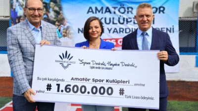 Karabağlar Belediyesi, ilçedeki sporun gelişimine katkı sağlamak amacıyla 35 amatör