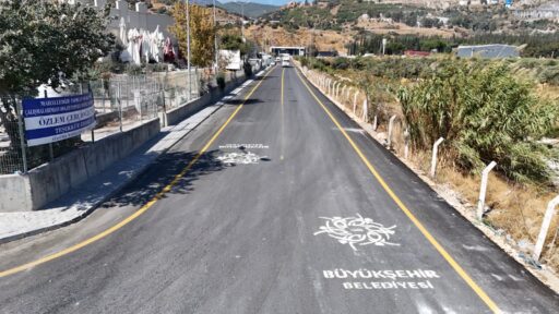 Aydın Büyükşehir Belediyesi, Söke ilçesinde yürütülen yol yapım ve yenileme