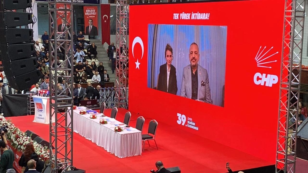 CHP İzmir İl Başkanı Şenol Aslanoğlu, ev hapsi nedeniyle kongreye