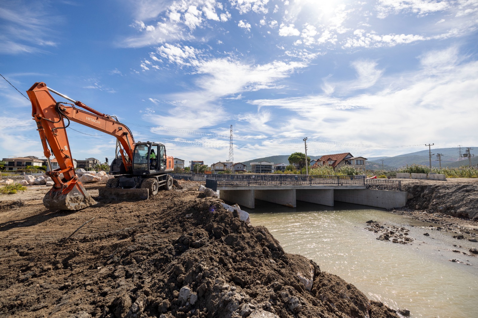 İZSU Genel Müdürlüğü, kış aylarındaki taşkın riskini önlemek amacıyla Yarımada