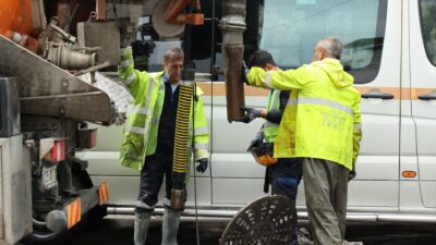 Meteoroloji'nin kuvvetli yağış uyarısı üzerine İZSU Genel Müdürlüğü, 750 personel