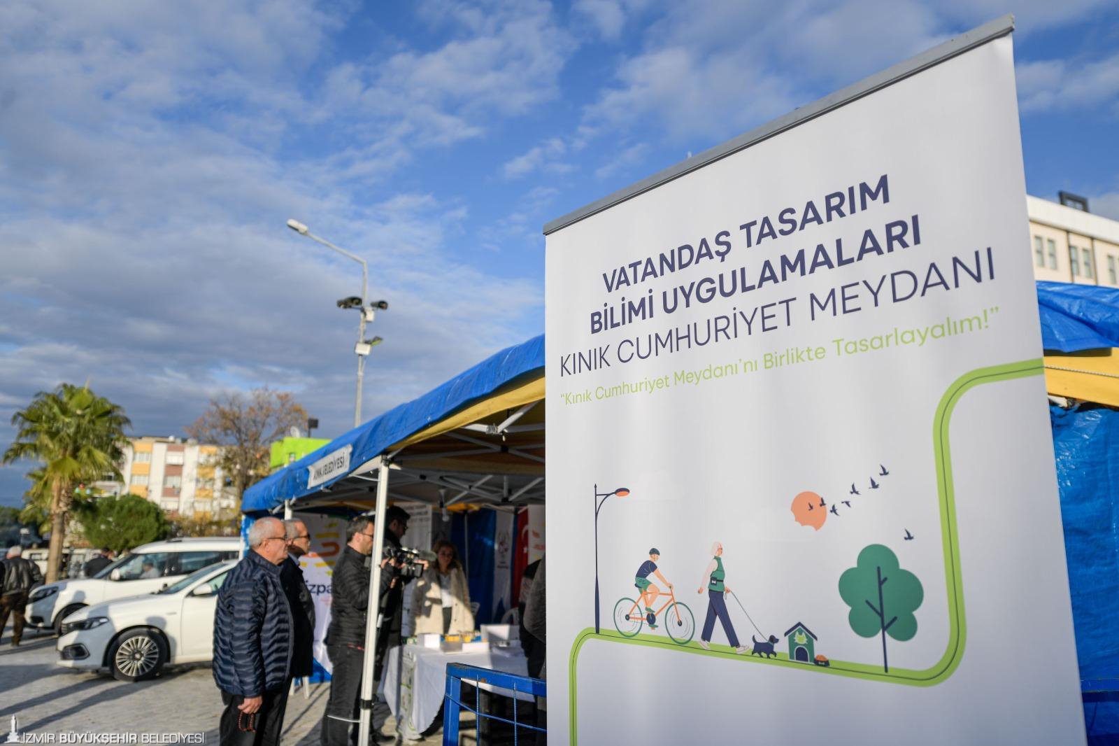 İzmir Büyükşehir Belediyesi ve Kınık Belediyesi iş birliğiyle, vatandaşların görüşleri