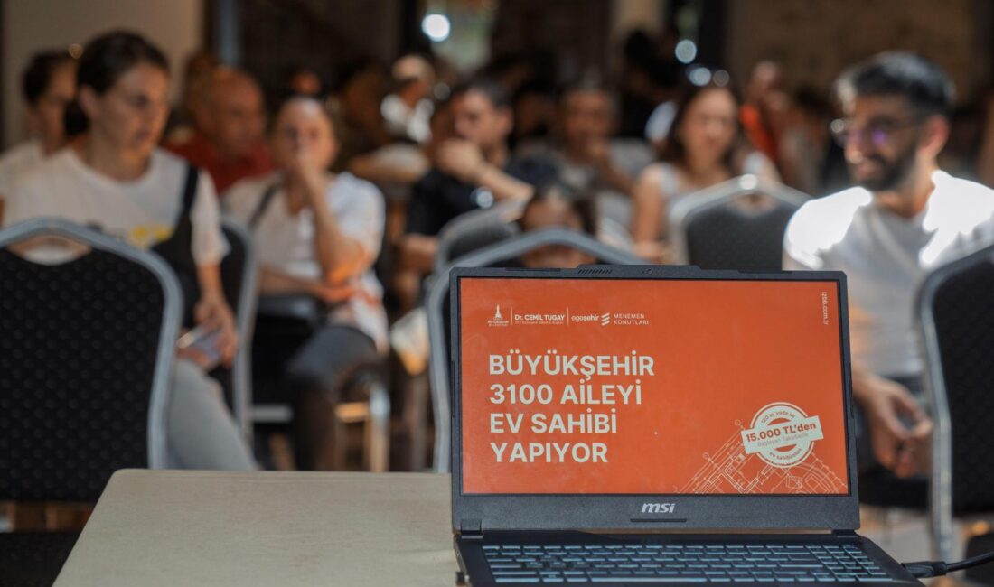 İzmir Büyükşehir Belediyesi'nin 25 bin konut hedefinin ilk adımı olan